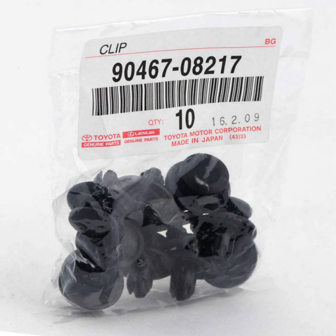 TOYOTA LEXUS RADIATOR COVER CLIPS SET OF 10 OEM 9046708217 Amazon.co