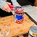 Can Opener, Manual HEAVY DUTY NO-RUST Stainless Steel Tin Cans Openers, ANTI SLIP HAND GRIP, Lock & Lift-Away Lid Magnet