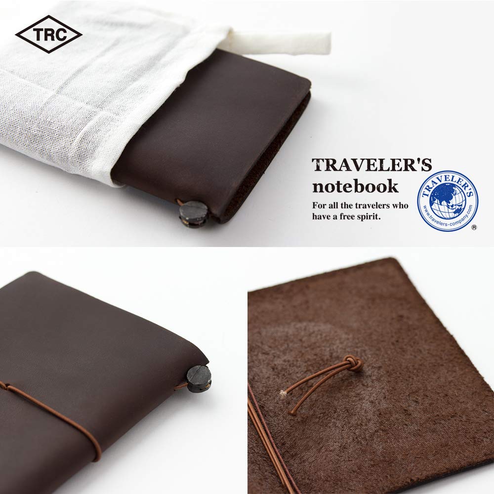 Midori Traveler s Notebook Journal Passport Size Brown Buy Online