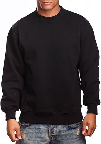 crew neck fleece sweater