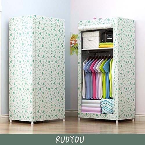RUOYOU Dust-proof Wardrobe,Portable Collapsible Cabinet,Assembled Single People Closet For Home Bedroom-A 150x70x45cm(59x28x18inch)