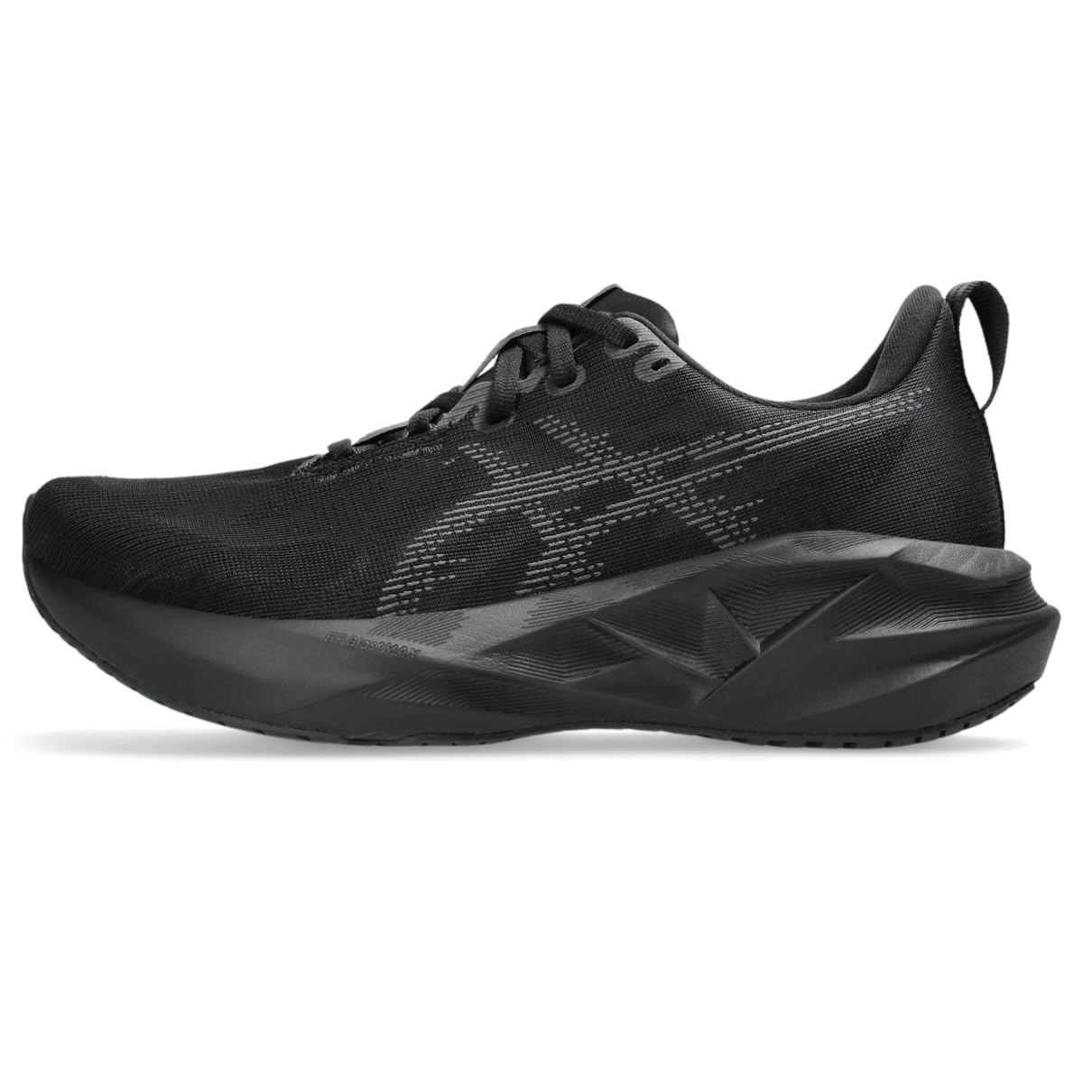 ASICS Women's NOVABLAST 5 Running Shoes, 6.5, Black/Carrier Grey Image