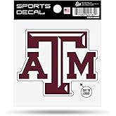 Rico Industries NCAA Teams 4" x 4" Sports Decal