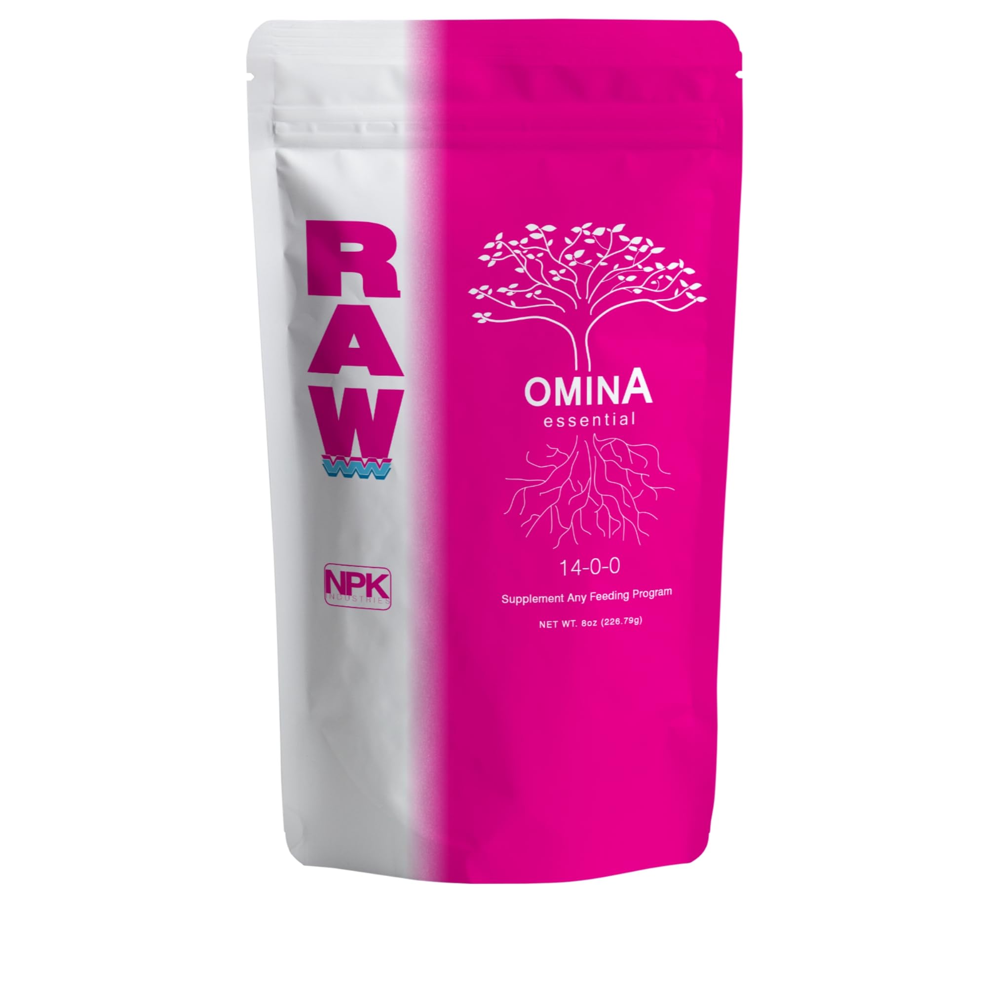 RAW ominA Essential Water-Soluble Fertilizer for Explosive Plant Growth and Vibrant Foliage, 8oz