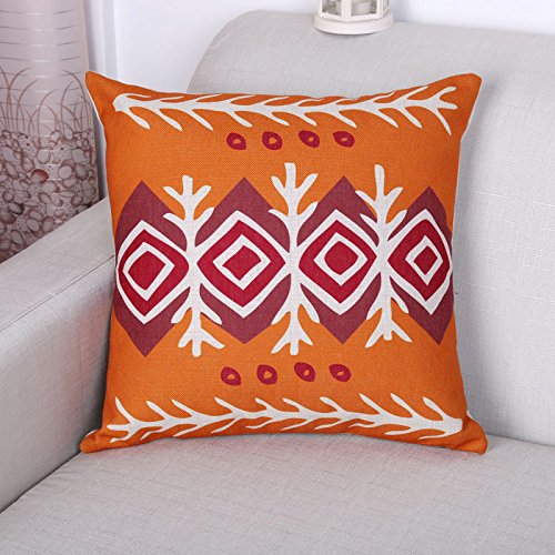 Amazon Com Ling Foreign Domain Cotton Linen Throw Pillow Case