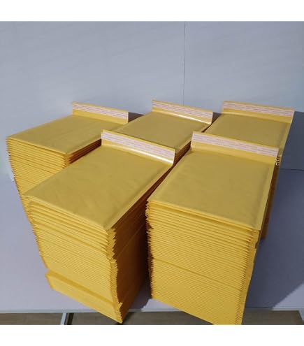 250 Enveloppes à Bulles Kraft #0 – 6x10 Pouces, 100% Recyclables, Made In USA