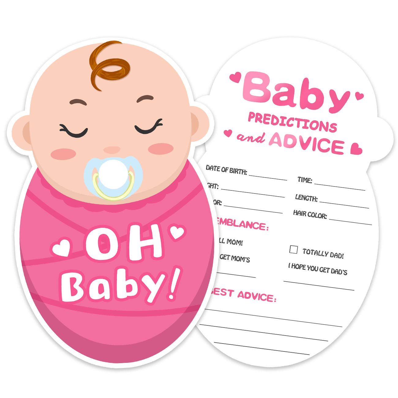 Buy 50 Advice And Prediction Cards For Baby Shower Game Fun Baby Shower Buy 50 Advice And Prediction Cards For Baby Shower Game Fun Baby Shower