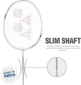 Yonex Astrox Attack 9 Pearl White Badminton Racquet G4 4U Made in India view 8