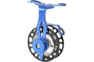 Ice Fishing Reel Large Spool Diameter Aluminum for Men Water Equipment with Smooth Casting