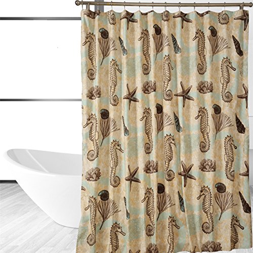 Seahorse Shower Curtains Seahorse Shower Curtain