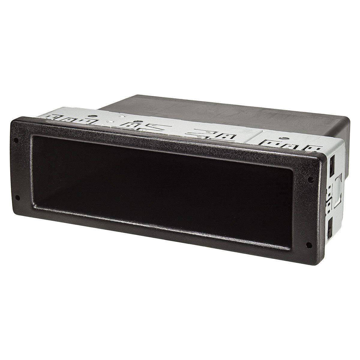Compartiment Rangement 1-DIN Pour Autoradio - 188x53x105mm, Noir Universel