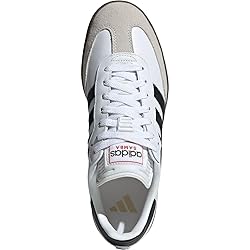adidas Unisex-Adult Samba Indoor, White/Black/Vivid