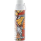 Tervis Venture Lite Monarch Butterfly Transformation Made in USA Double Walled Insulated Tumbler Travel Cup Keeps Drinks Cold & Hot, 24oz Water Bottle, Classic