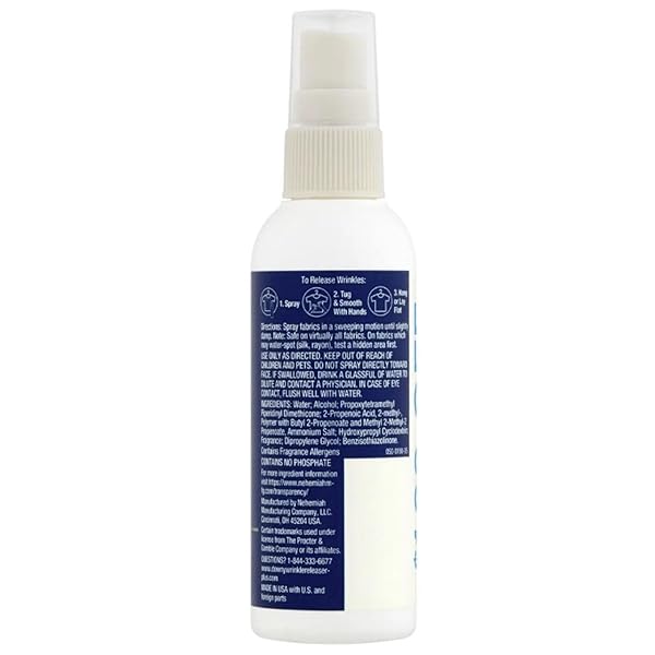 DOWNY WRINKLE RELEASER, TRAVEL SIZE LIGHT FRESH SCENT 3 FL OZ (90 ML)