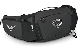 Osprey Savu 5L Unisex Biking Waist Pack, Raven Black