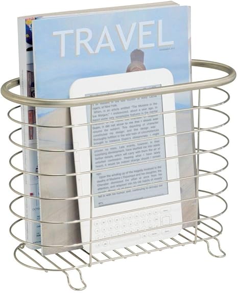 mDesign Revistero independiente - El revistero ideal para el baño, la