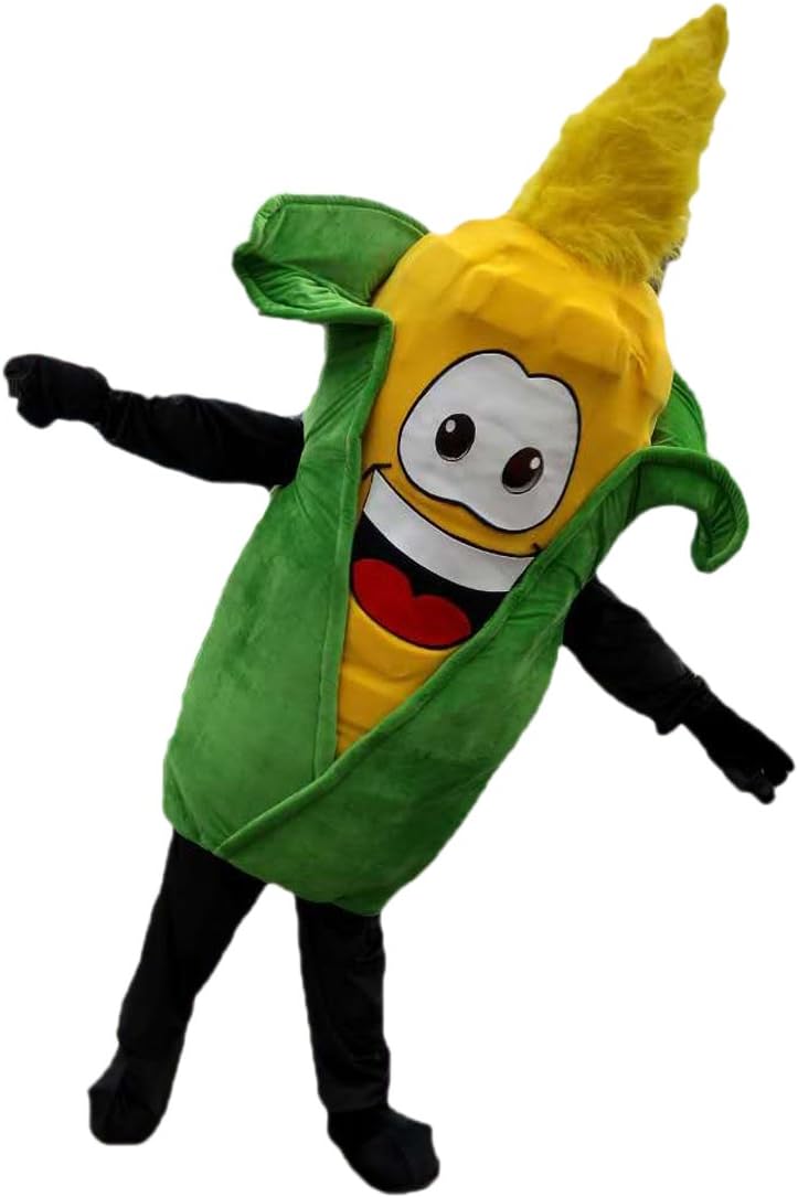 Corn Mascot Costume Cartoon Character Adult Sz Real Picture