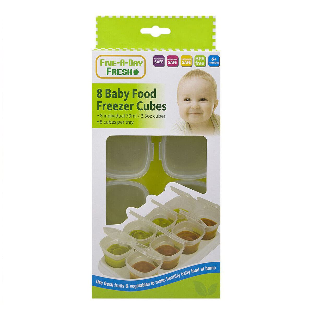 Baby Weaning Food Pots Freezer Tubs BPA Free Pack of 1