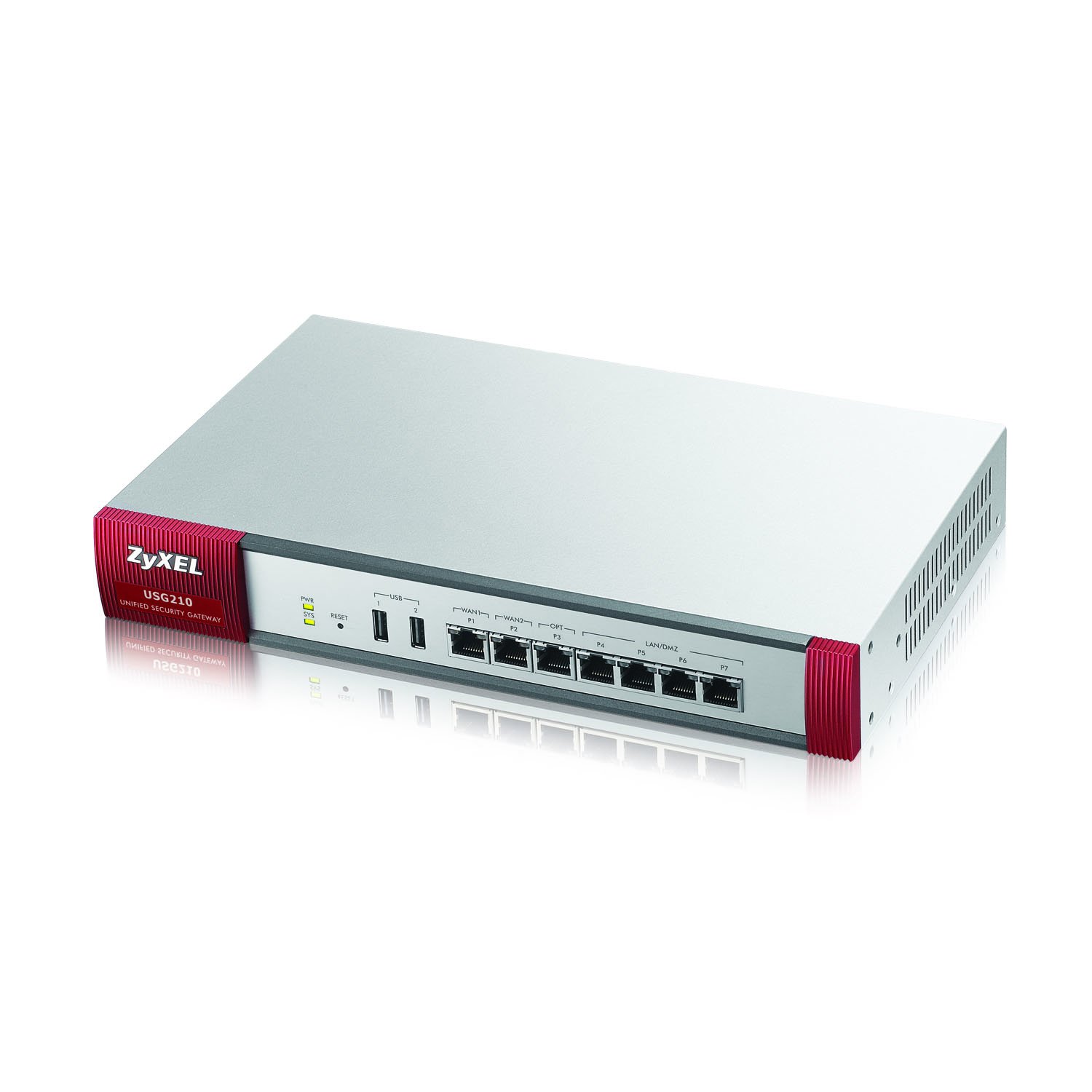 ZyXEL NextGeneration USG with 200 VPN Tunnels, SSL VPN, 2 GbE WAN, 1