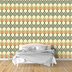 Wall Murals for Bedroom Beautiful Chinese Traditional Pattern Removable Wallpaper Peel and Stick Wall Stickers - 66x96 inches