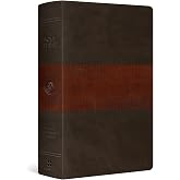 ESV Giant Print Personal Size Bible, Red Letter (TruTone, Forest/Tan, Trail Design): Holy Bible, English Standard Version
