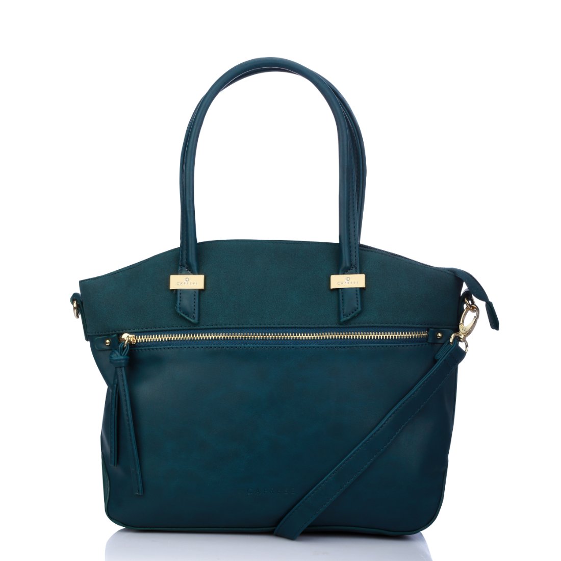 caprese tessa women's satchel (teal) ()