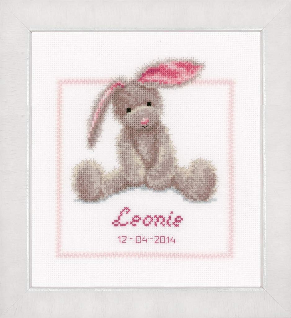 Vervaco Cute Bunny Counted Cross Stitch, Multi-Colour - Image 4