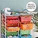 ECR4Kids 15-Drawer Mobile Organizer, Assorted Colors