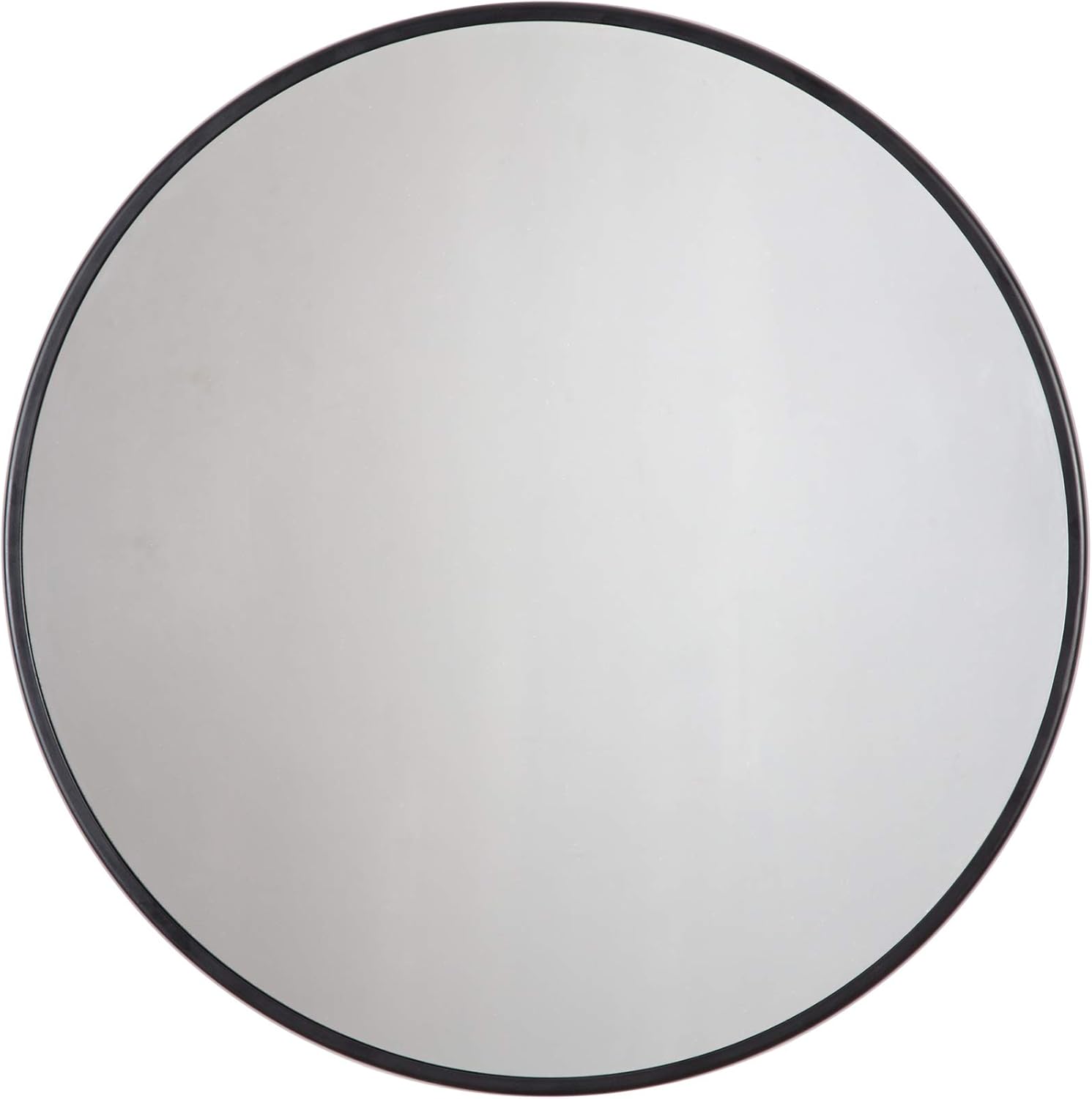 Mirrors - Fetco Habitat MR3719W Adelina Circular Mirror, Black