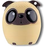 sodomi 1.77 Inch Portable Mini Bluetooth Speaker Wireless with Lanyard, Cute Dog Style Bluetooth 5.0 for Phone PC Android Home Indoor Outdoor
