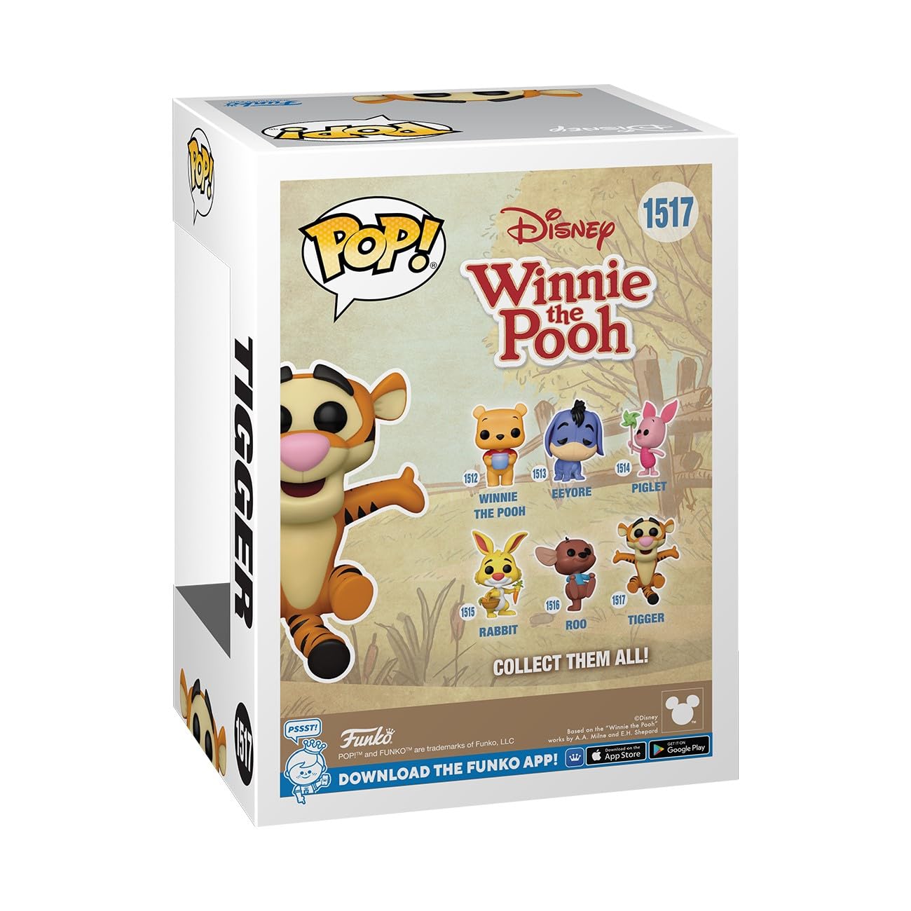 Funko POP Disney: Winnie The Pooh - Tigger - Collectable Vinyl Figure - Gift Idea - Official Merchandise - for Kids & Adults - TV Fans - Model Figure for Collectors and Display