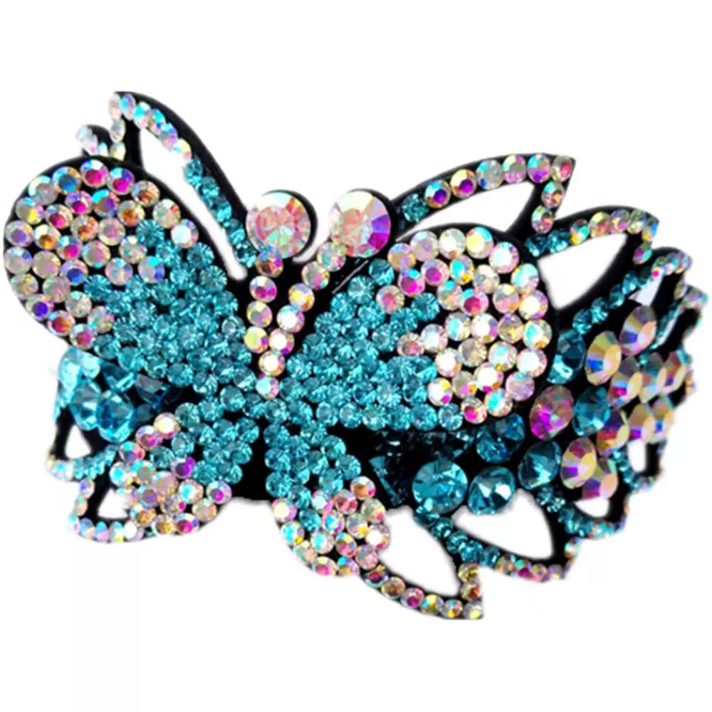 LIUHUO Girls Gymnastics Hair Scrunchies Performance Ties Hair Elastics Rhinestones Crystals Gymnastics Accessories for Gymnast Women