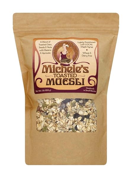 MICHELES GRANOLA TOASTED MUESLI, 16 OZ