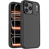 X-belmox Magnetic Case for iPhone 17 Pro Max Drop Proof, [Compatible with Magsafe] 3-Layers Protective with Screen Protector, [Integrated Camera Control Button] for 17 Pro Max Phone Case 6.9'', Black