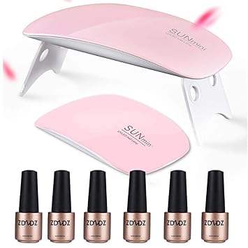 Amazoncom Zdzdz Uv Gel Polish With Led Lamp Nail Dryer