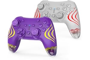 DYONDER 2 Pack Wireless Controller for Switch/Switch Lite/OLED, Wireless Switch Pro Controller for Switch 2 (No Wake-Up Funct