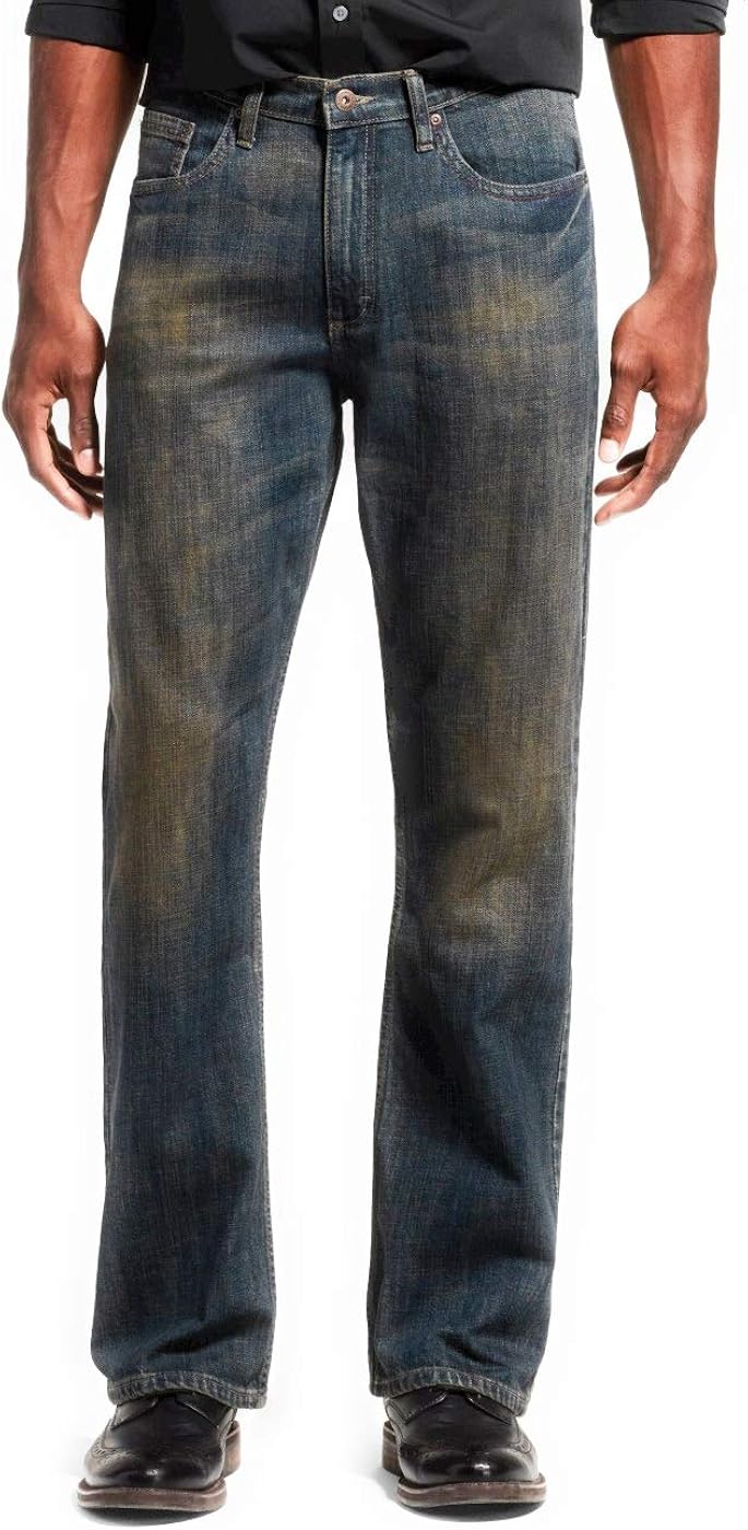 Wrangler Men's Bootcut Fit Jeans, Dirty 32" x 32" Amazon.co.uk Clothing