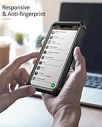 Dexnor for iPhone Xs max Case, [Built in Screen