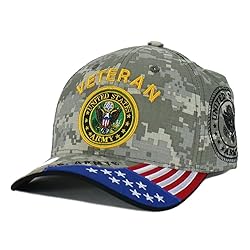 US Army Veteran Hat Army Military Official Licensed