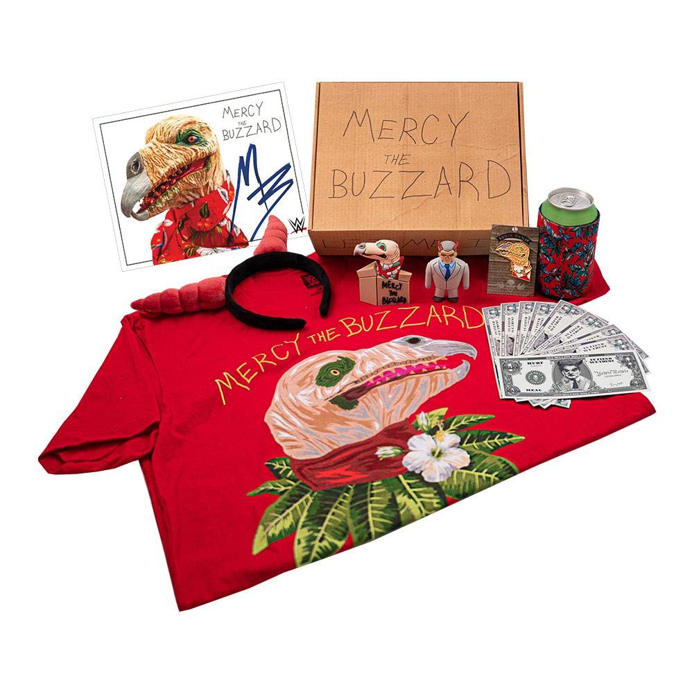 WWE Authentic Wear Bray Wyatt Mercy The Buzzard T-Shirt Collector's Box Multi Extra Large