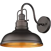 zeyu 11" Farmhouse Barn Light, Vintage Wall Light Sconce for Porch Warehouse Kitchen, Oil Rubbed Bronze Finish, 016-1B ORB