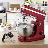 Ginny's Brand 5-Qt Batch Boss Stand Mixer - Red