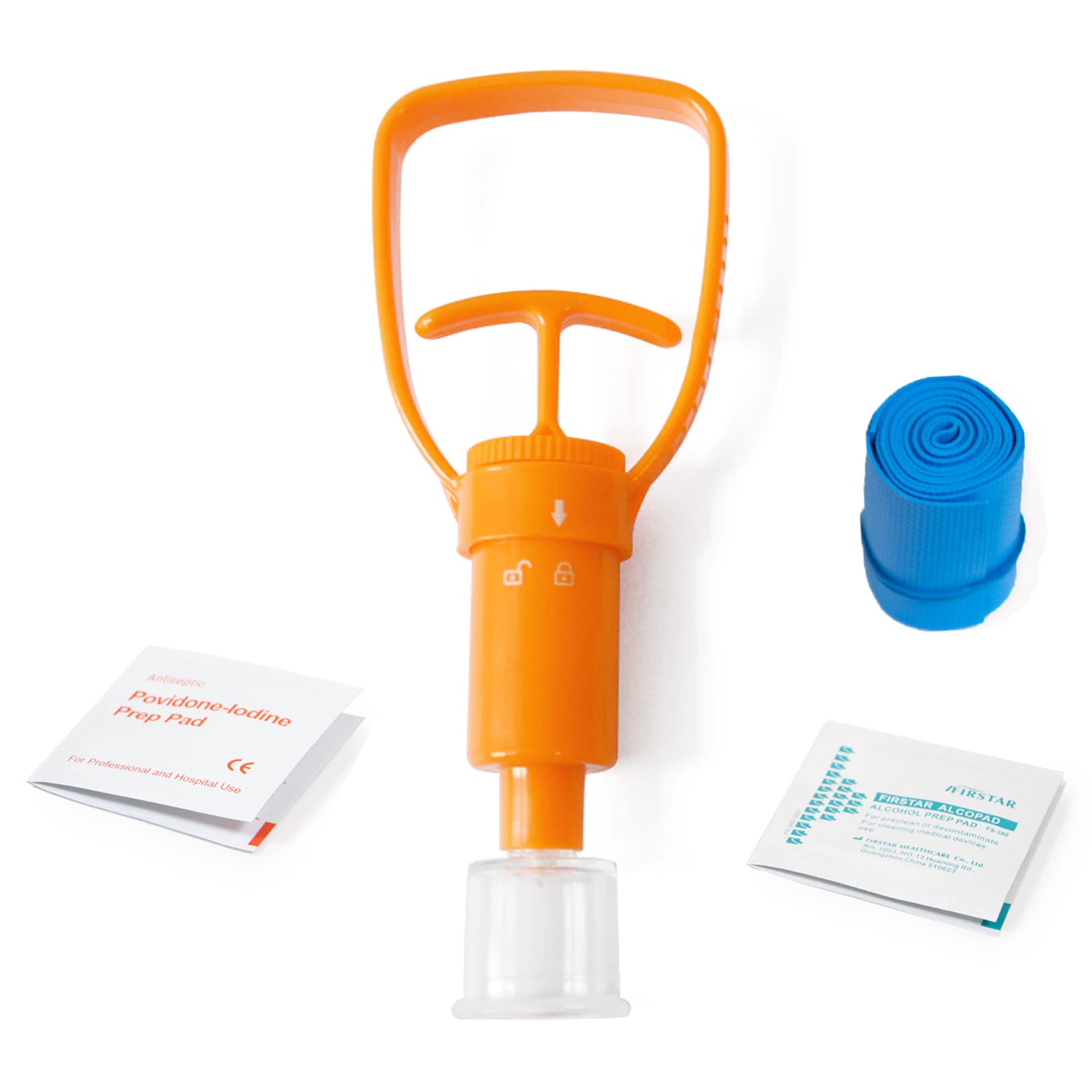 Primacare Medical Supplies VE-5444 First Aid Venom Extractor Pump, Outdoor and Portable One-Hand Suction for Snake, Bee, Bug, Scorpion Bites and Stings Removal, Survival Poison Extraction Rescue Pump