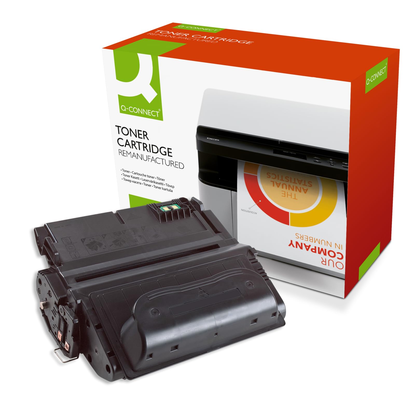 Q-Connect Compatible Solution HP 38A Black Laserjet Toner Cartridge Q1338A
