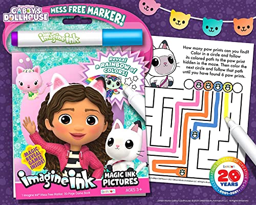 Gabby's Dollhouse Coloring and Activity Books Bundle with Imagine Ink