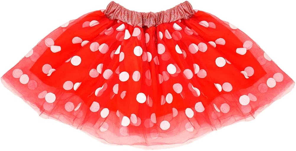 red polka dot tutu skirt