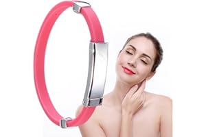 plplaaoo Cordless Anti Static Bracelet, Anti Static Wrist Strap, ESD Wrist Strap, Electrostatic ESD Discharge Cable Band Wrist Strap, 3Colors Anion Bracelet Antistatic Band (Pink), Finger cot Late