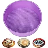 KOOTIPS Baking Silicone 10-Inch Round Cake Pan Baking Mold, BPA Free, Non-Stick European-Grade Silicone, 2.16-Inches Deep