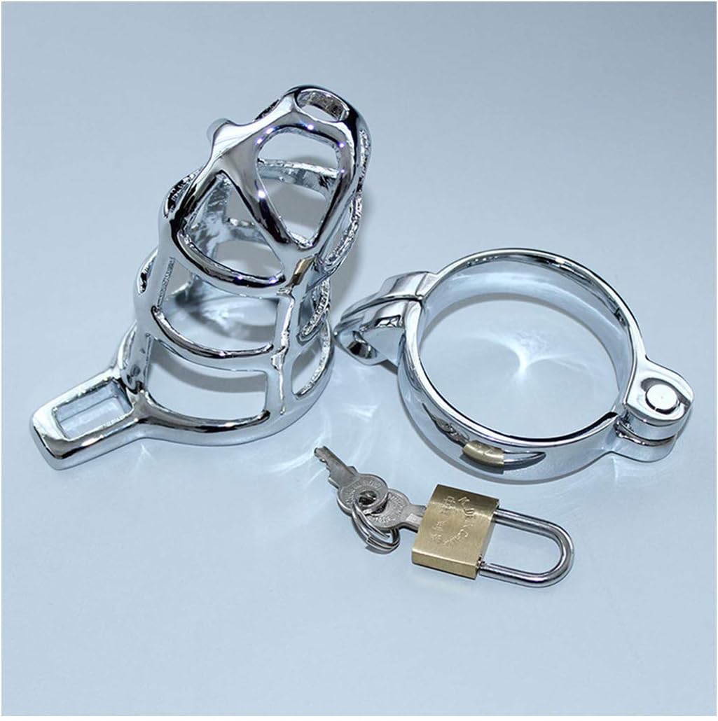 Men's Metal cage Training Anti-Escape Lock