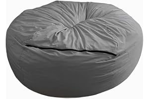EKWQ Bean Bag,Giant Fur Bean Bag Chair Cover for Adults Kids (Without Filling)Comfy Fluffy Giant Round Beanbag Lazy Sofa Cover for Reading Chair Floor Chair Lazy Sofa Bed Cover Soft Fluffy Faux BeanBag